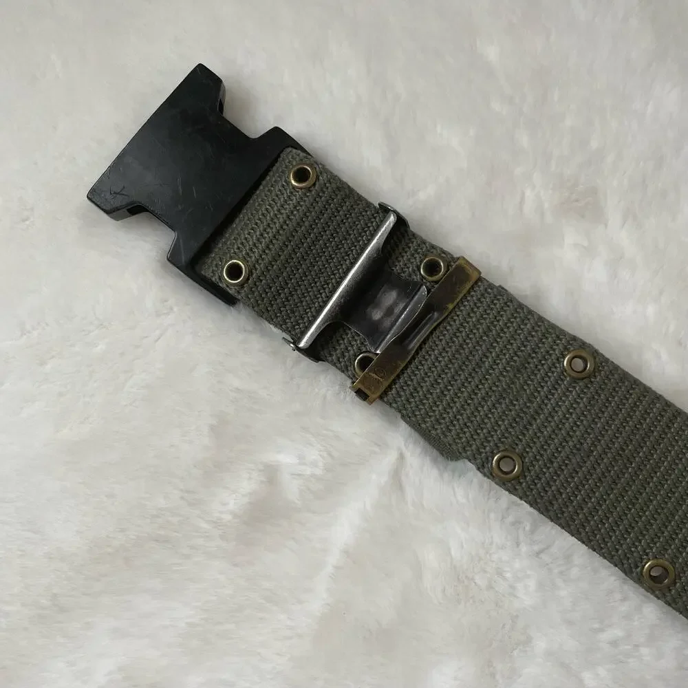 Vintage Army Green Military Belt